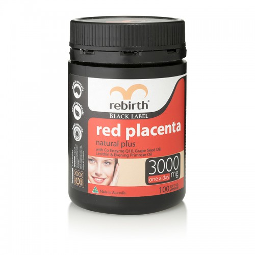 Rebirth Black Label Red Placenta Natural Plus 3000mg 100 Capsules (RK01) Rebirth Black Label Red Placenta Natural Plus 3000mg 100 Capsules (RK01)