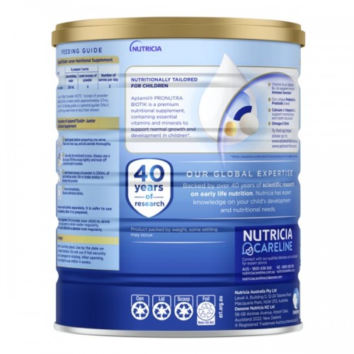 Aptamil Gold+ 4 Junior Nutritional Supplement Milk Drink From 2 Years 900g Aptamil Gold+ 4 Junior Nutritional Supplement Milk Drink From 2 Years 900g
