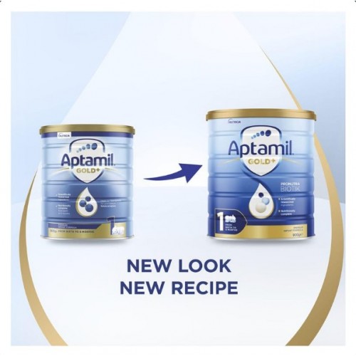Aptamil Gold+ 1 Baby Infant Formula From Birth to 6 Months 900g Aptamil Gold+ 1 Baby Infant Formula From Birth to 6 Months 900g