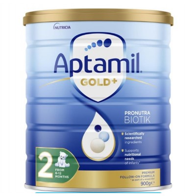 Aptamil Gold+ 2 Baby Follow-On Formula From 6-12 Months 900g