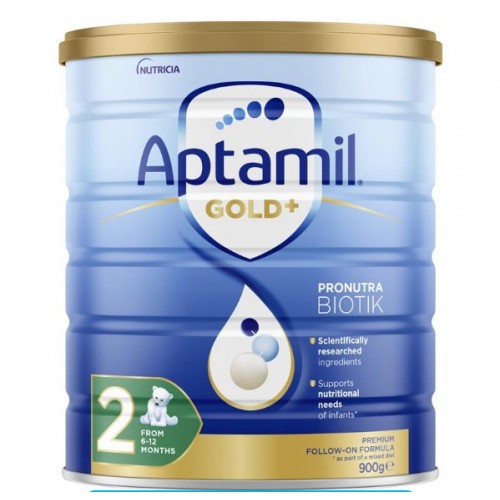 Aptamil Gold+ 2 Baby Follow-On Formula From 6-12 Months 900g Aptamil Gold+ 2 Baby Follow-On Formula From 6-12 Months 900g