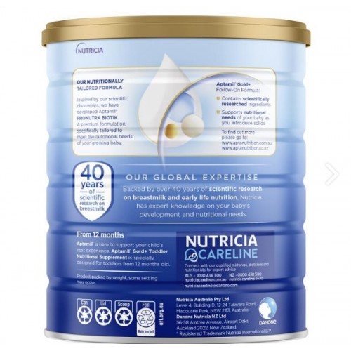 Aptamil Gold+ 2 Baby Follow-On Formula From 6-12 Months 900g Aptamil Gold+ 2 Baby Follow-On Formula From 6-12 Months 900g